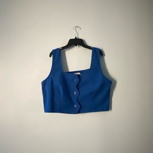 Fbc zig zag button up tank